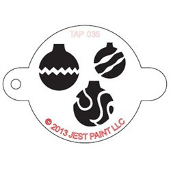 TAP Stencil Christmas Ornaments 035
