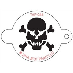 TAP Stencil Skull with Crossbones 044