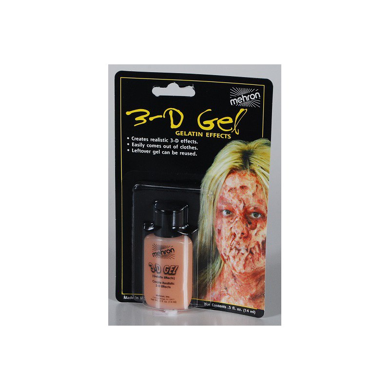 3D Gelatin Gel Fleshtone