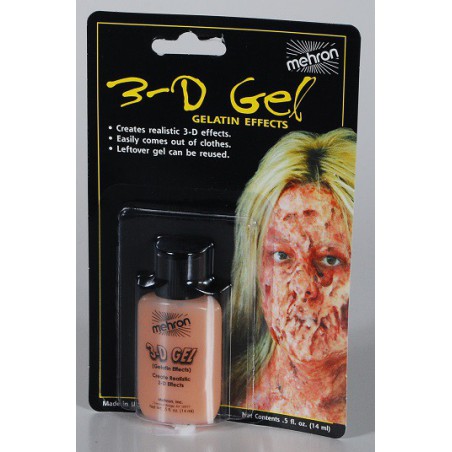 3D Gelatin Gel Fleshtone