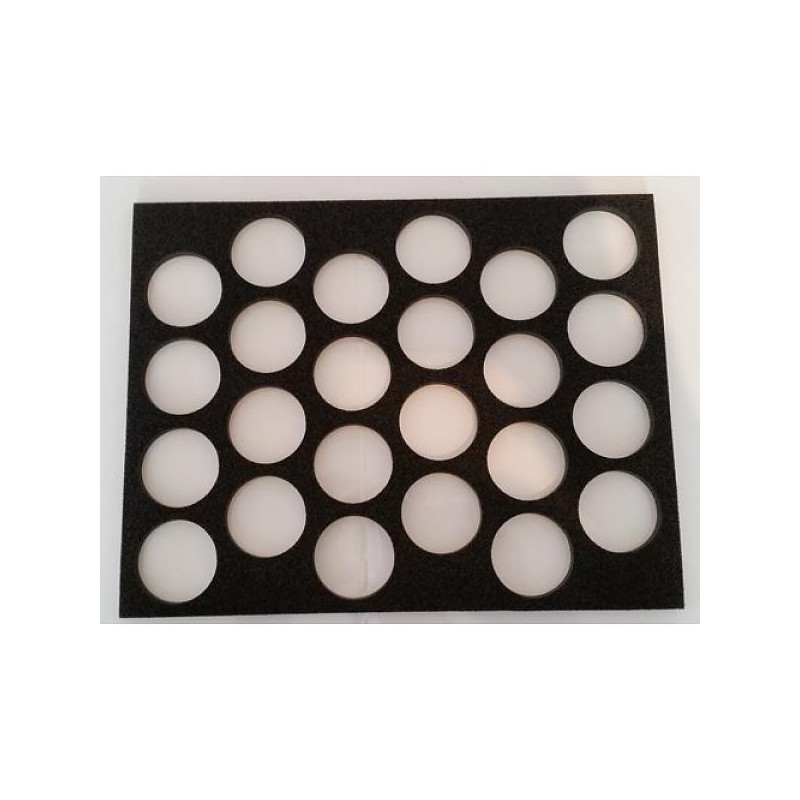 Inlay case 16 gram, 24 potjes. 