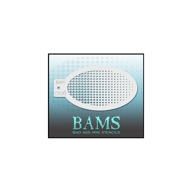 Facepaint & Makeup | Face paint stencil | BAM1206 | Magic Dots