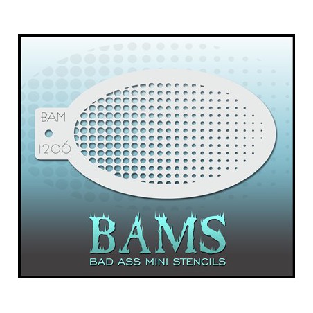 Facepaint & Makeup | Face paint stencil | BAM1206 | Magic Dots