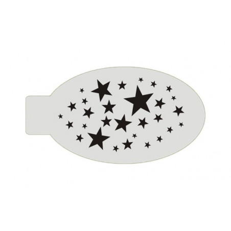 Facepaint & Makeup | Face paint stencil | BAM1039 | Stars