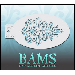 Facepaint & Makeup | Face paint stencil | BAM2027 | Fantasy swirls