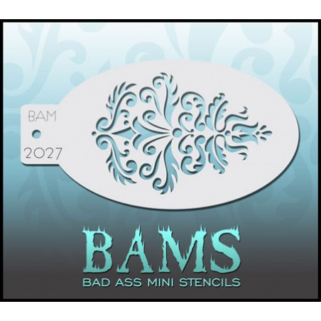 Facepaint & Makeup | Face paint stencil | BAM2027 | Fantasy swirls