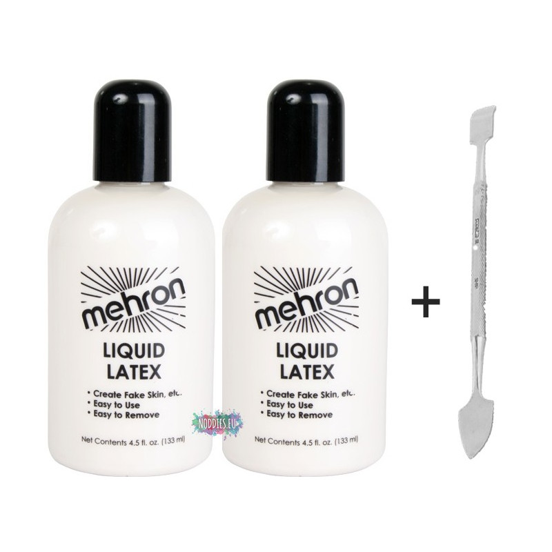 2 x Liquid Latex Clear 133ml + Spatula DEAL!