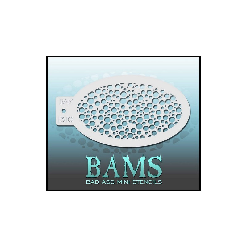 Facepaint & Makeup | Face paint stencil | BAM1310 | Dots Party