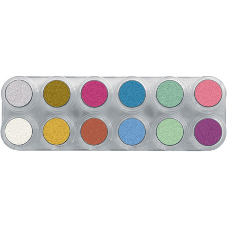 Grimas Pearl Palette - 12 colors