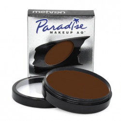 Mehron Paradise Face Paint | Soft Water-Based Makeup | Mehron Paradise - Dark Brown