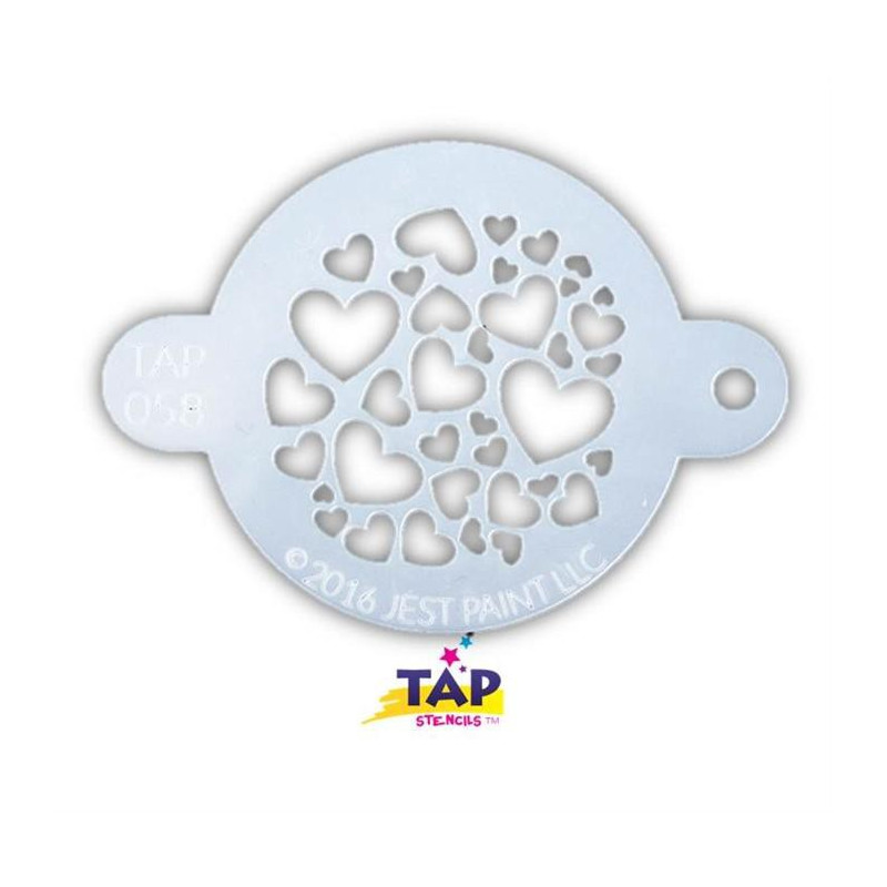 TAP Stencil - Sweet Hearts 058