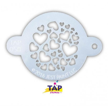 TAP Stencil - Sweet Hearts 058