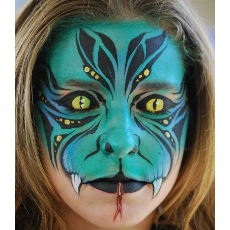 The entire assortment of Mehron face paint can be found at Noddies.