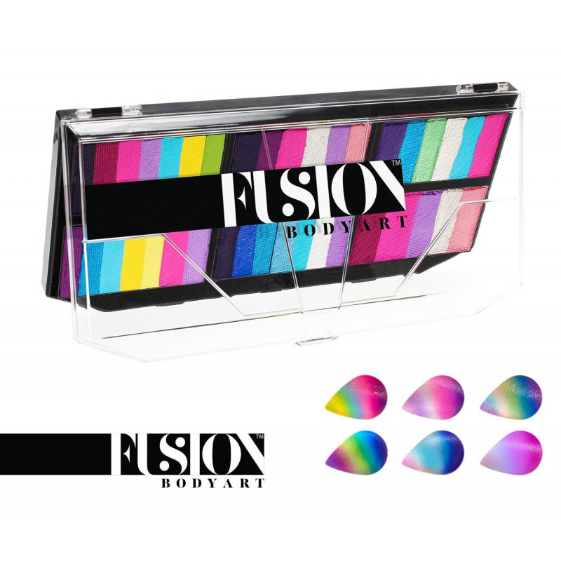 Fusion Splitcake Palette - Rainbow Splash