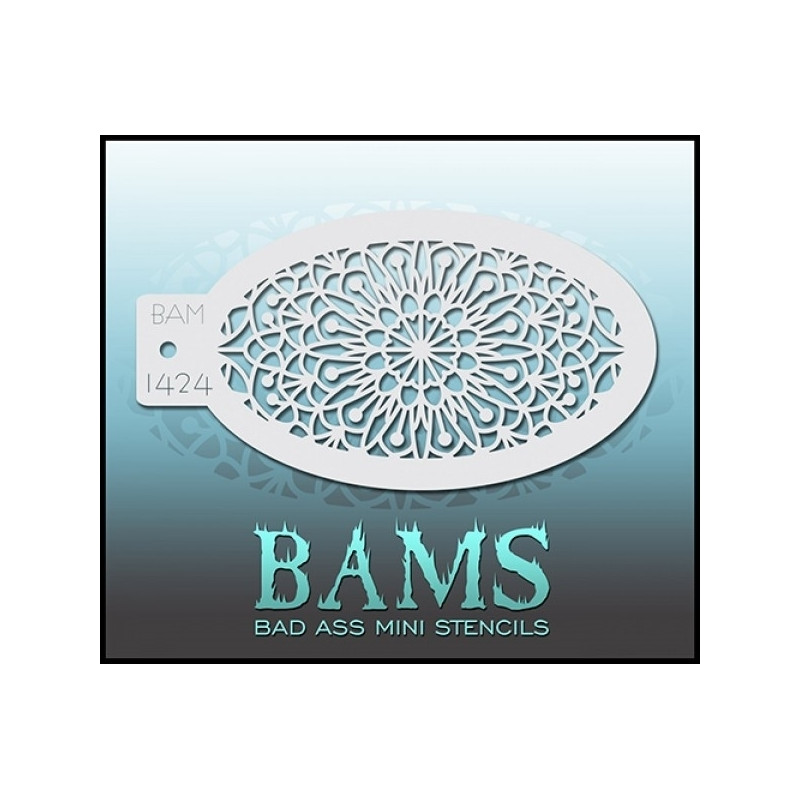 Facepaint & Makeup | Face paint stencil | BAM1424 | Mandala