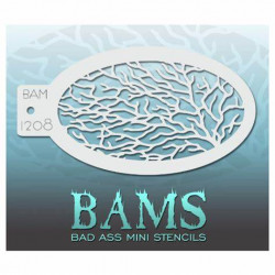 Facepaint & Makeup | Face paint stencil | BAM1208 | Mystic Texture