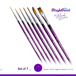 BlazinBrushes by Marcela Bustamente | Facepaintbrushes