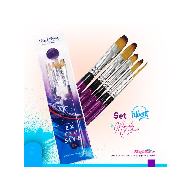 BlazinBrushes by Marcela Bustamente | Facepaintbrushes