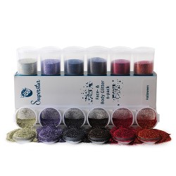 Cosmetic Glitters 6-pack - Halloween