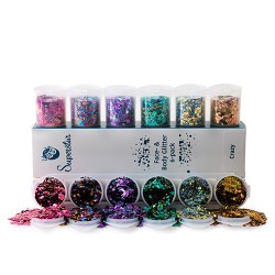 CHUNKY Glitters 6-pack - Crazy