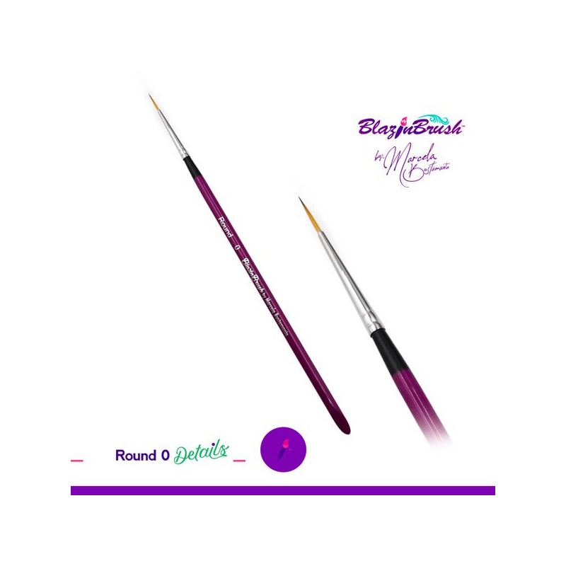 Round Brush nr.0 - Blazin Brushes