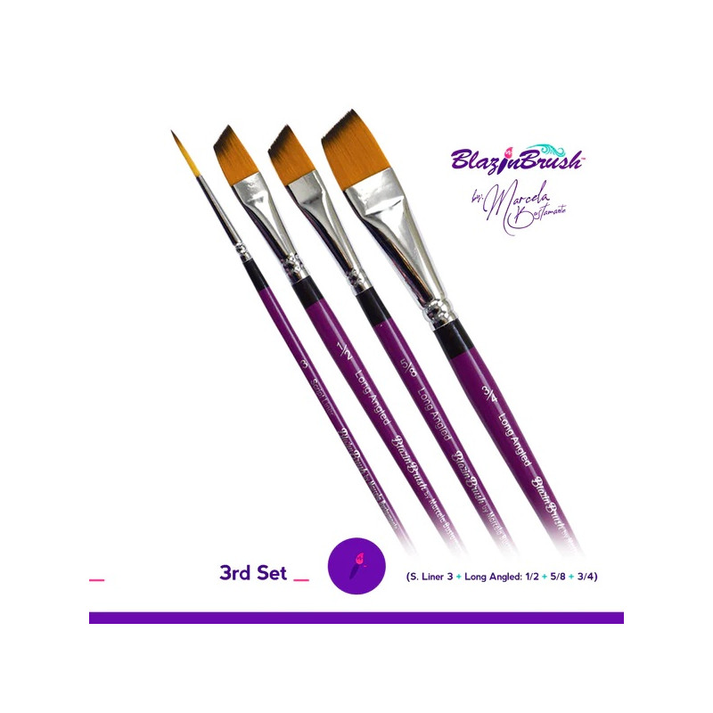 BlazinBrushes by Marcela Bustamente | Facepaintbrushes