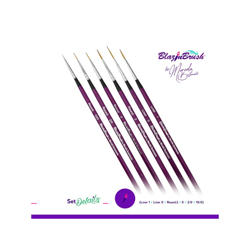BlazinBrushes by Marcela Bustamente | Facepaintbrushes