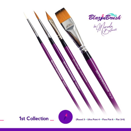 BlazinBrushes by Marcela Bustamente | Facepaintbrushes