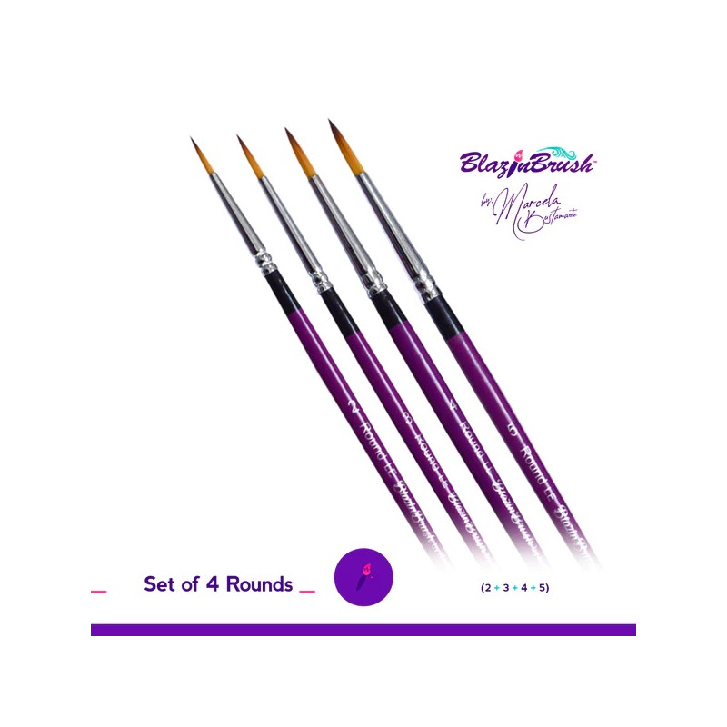 BlazinBrushes by Marcela Bustamente | Facepaintbrushes