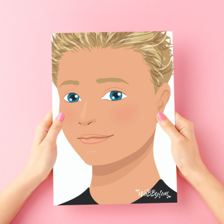 Oefenbord | Practise Board | schmink | Wabbyfun