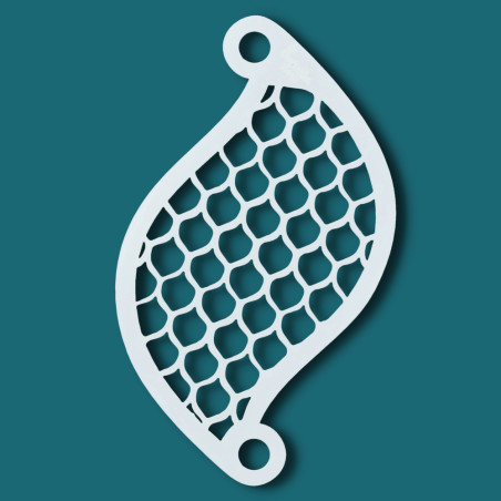 Face paint stencil details| Superstar Facepaint Stencil - Scales