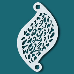 Face paint stencil details| Superstar Facepaint Stencil - Wild Beast