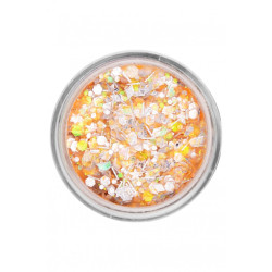 PartyXplosion | Face- & Bodyart Glitters Creme| Festivalglitter | Orange Candy