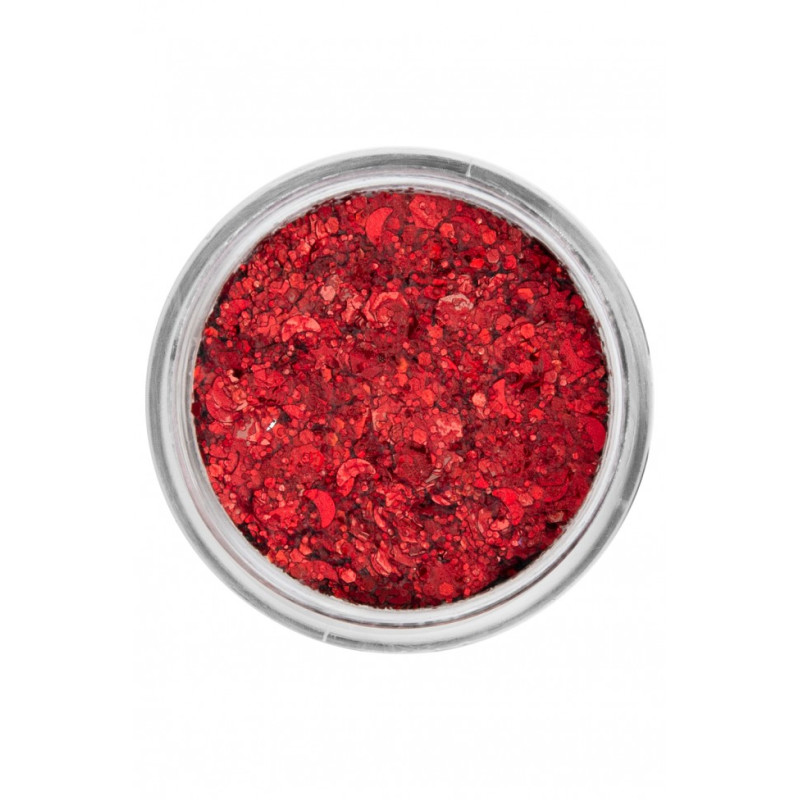 PartyXplosion | Face- & Bodyart Glitters Creme| Festivalglitter | Coral Red