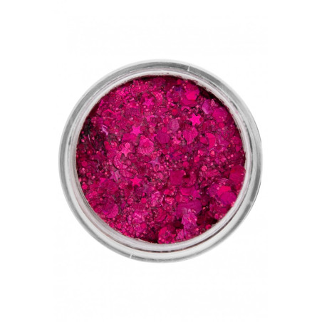 PartyXplosion | Face- & Bodyart Glitters Creme| Festivalglitter | Pink Fuchsia