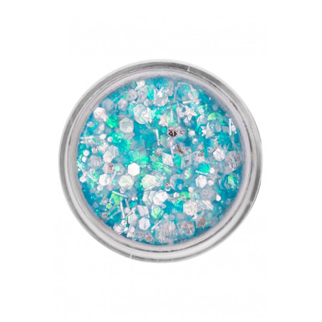 PartyXplosion | Face- & Bodyart Glitters Creme| Festivalglitter | Turquoise Candy