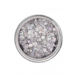 PartyXplosion | Face- & Bodyart Glitters Creme| Festivalglitter | Lucky Silver