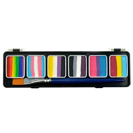Splitcake Facepaint Palette | Diamond FX | One Stroke Facepaint | Makeup Set