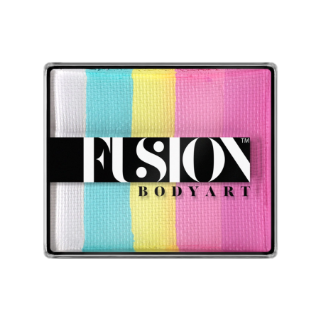 Fusion Splitcake | Facepaint | One-Stroke Rainbowcake