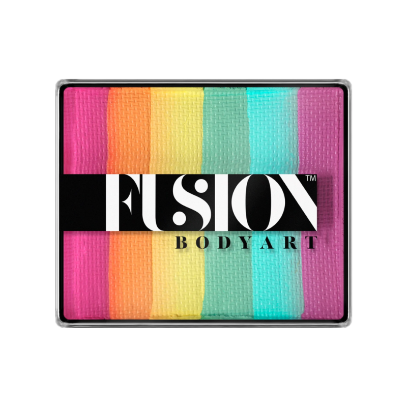 Fusion Splitcake | Facepaint | One-Stroke Rainbowcake