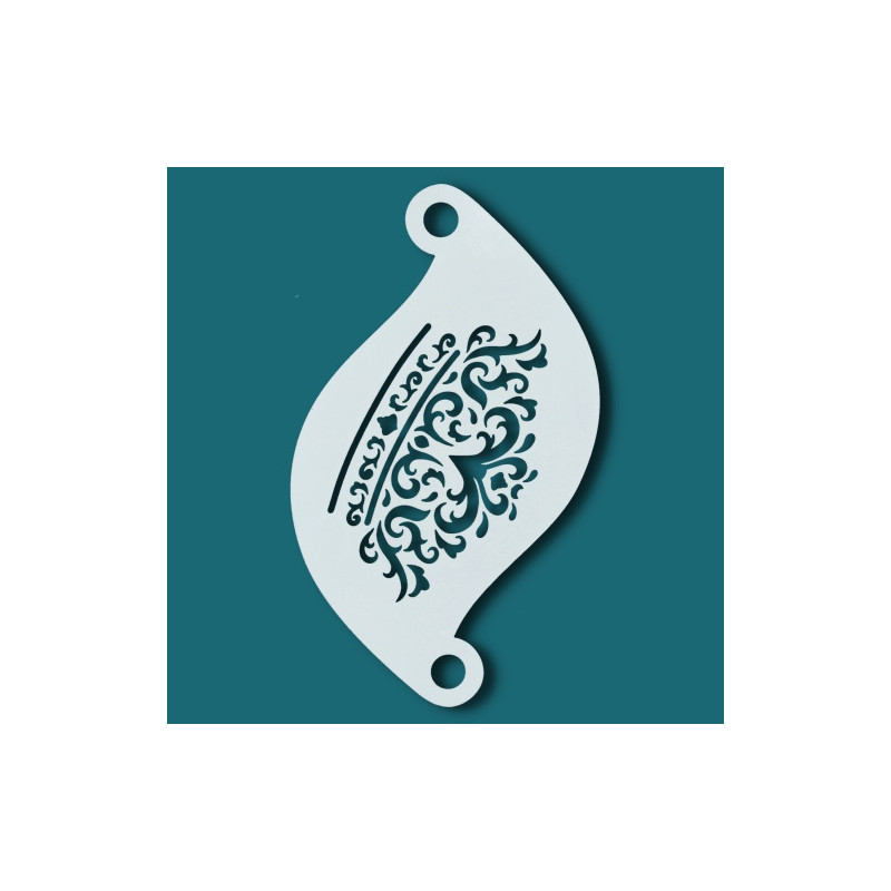 Face paint stencil details| Superstar Schminksjabloon - The Crown