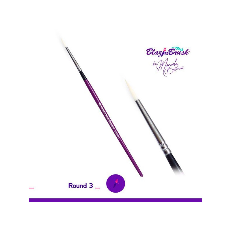 BlazinBrushes by Marcela Bustamente | Facepaintbrushes