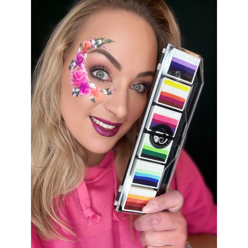 Cameleon Colorblock Palet - Sokkertantes 1: Levendige Neon-schmink