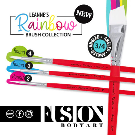 Leannes Collection Brushes – Professional Face Paint Brushes