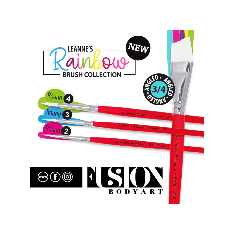 Leannes Collection Brushes – Professional Face Paint Brushes