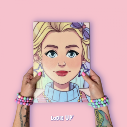 Oefenbord | Practise Board LODIE UP’ | schmink | Wabbyfun