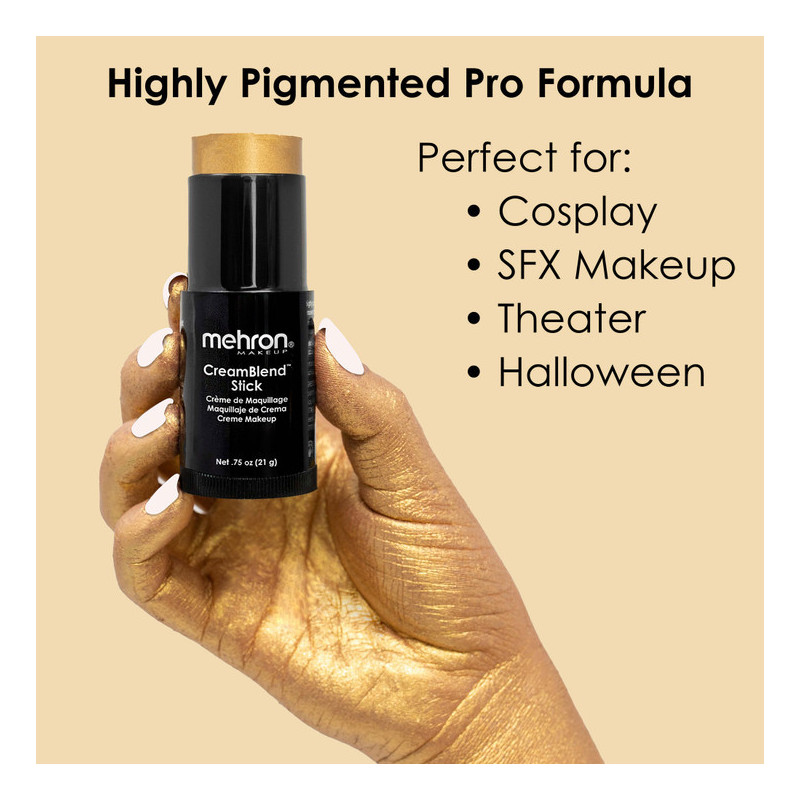 Mehron CreamBlend Stick | Highly Pigmented Cream Makeup | Fast delivery