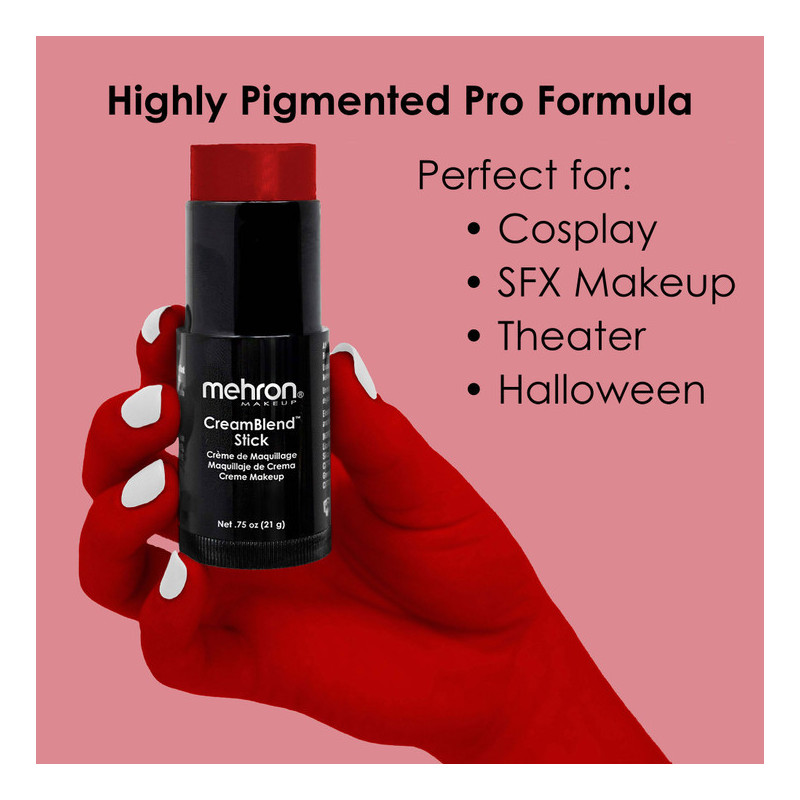 Mehron CreamBlend Stick | Highly Pigmented Cream Makeup | Fast delivery