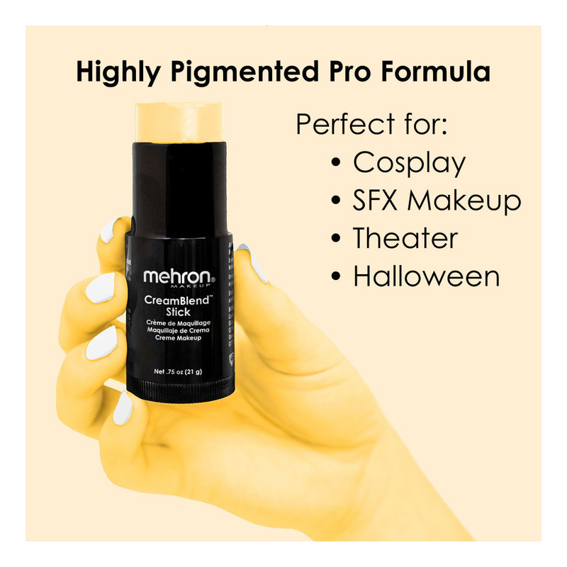 Mehron CreamBlend Stick | Highly Pigmented Cream Makeup | Fast delivery