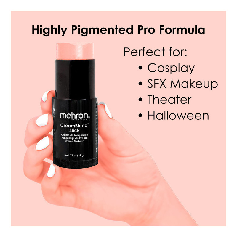 Mehron CreamBlend Stick | Highly Pigmented Cream Makeup | Fast delivery